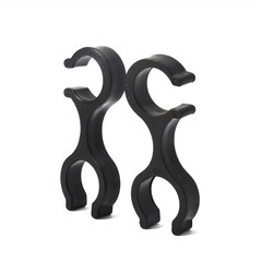 2Pcs 8-Shaped Hiking Pole Clips Double Rod Buckle Connector Trekking Pole Clamps
