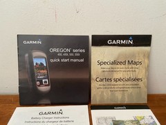 Garmin Oregon Series 450 450T 550 550T Quick Start Manual & Specialized Maps