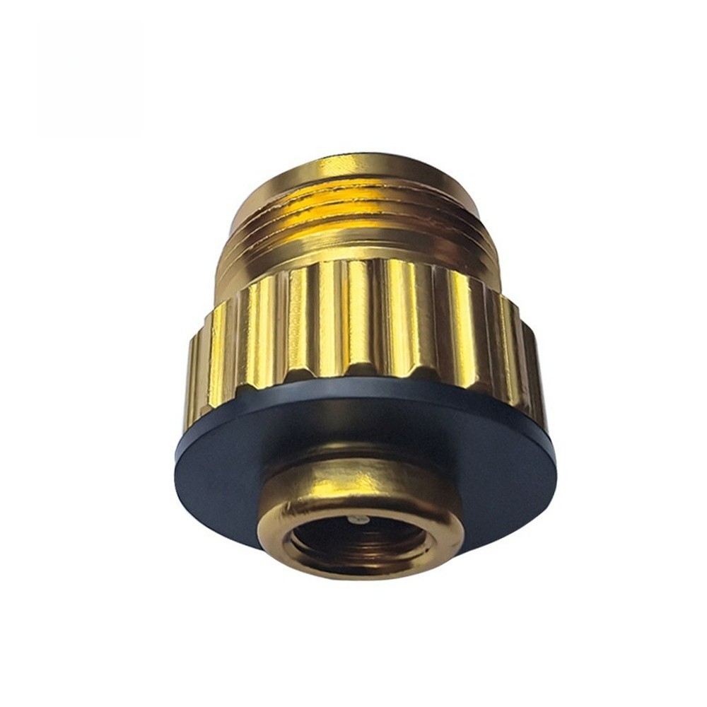 Aluminum High Altitude Adapter for Portable Gas Stoves 3 x 3 x 2.8 cm Yellow