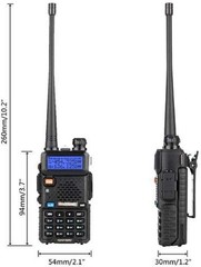 UV-5R Dual Band VHF/UHF Transceiver Walkie Talkie 144-148MHz 420-450MHz
