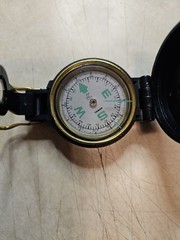 Vintage Engineer Lensatic Compass – Made in Taiwan