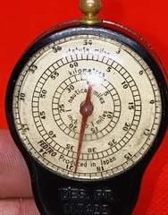 Vintage Fedtro Inches to Miles Curvimeter Measuring Drafting Compass Japan