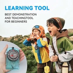 Compass Hiking Survival, Wilderness Survival Compass for Kids- Magnetic Gear …