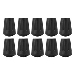 10pcs Hiking Pole Feet Cover Durable Rubber For Enhanced Stability Premium