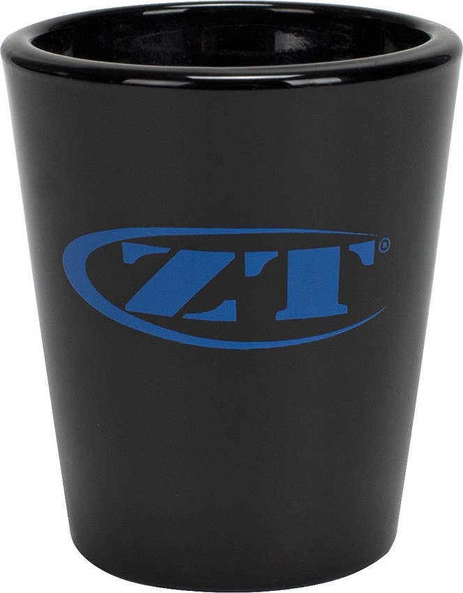 Zero Tolerance Blue Logo Black 1.5 fl. oz. Collectable Shot Glass SG