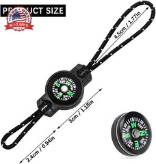 20 Pcs Mini Survival Compass Liquid Filled Pocket for Outdoor Hiking Camping