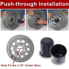 Trailer Wheel Center Caps 3.19 Inch for Trailer Truck RV Wheel Rims 4 Closed-…
