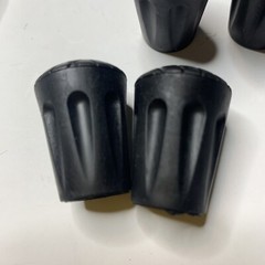 Pack Of 6 TrailBuddy Walking Stick Tips Replacement Rubber Cane Tips Fit Most