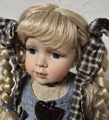 Artist doll porcelain doll doll 38 cm collector rarity Vintage