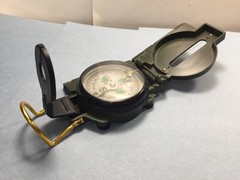 Military style plastic Compass (green)