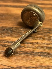 Vintage TRU-NORD Brass Clip On Compass V.E. Budlong Brainerd MN Working Order