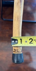 Hiking Stick with carved cardinal carved top- 50”-, paracord grip/wrist strap