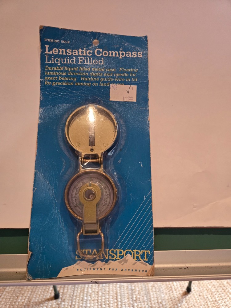 lensatic compass liquid filled