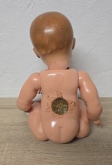 Old Celluloid Celluloid Doll Steiner Doll 50cm Sleep Eyes Collectors Vintage