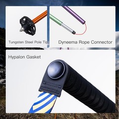 Collapsible Trekking Poles Walking Hiking Sticks Trail Running