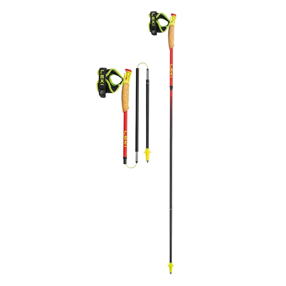 LEKI Ultratrail FX.One Superlite Red/Carbon/Yellow Trekking Poles (65225841)