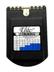 Vintage 1983 Brunton 8040G Elite Mirrored Sighting Compass USA Made w/ Pouch