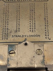 Stanley London Brass Prismatic Compass Clinometer Sine Table Survey