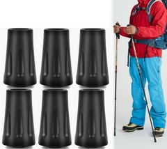 6 Pack Nordic Walking Rubber Bumpers – For All Poles up to 11mm Diameter