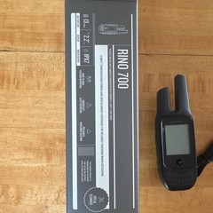 Garmin Rino 700 2-Way Radio/GPS Navigator Black
