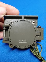 LENSATIC COMPASS W/METAL CASE Japan Military OD Green Map Direction