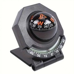 High Precision Navigation Car Mount Compass Ball Car Dashboard Compass 2-In-1