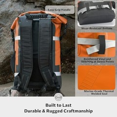 5/10/25/30/40/55L Waterproof Dry Bag- Roll 40L 40l Orange (With Phone Case)