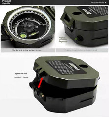 Professional Orienteering Compass High Accuracy Transit Compass Clinometer New