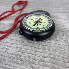 Coleman Handheld Compass w/ Lanyard | Camping Hiking Survival Navigation