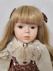 Artist doll porcelain doll 42 cm collector rarity Vintage