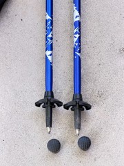 Set of Alafen Folding Trekking Poles 110-125CM Blue W Bag ..5I