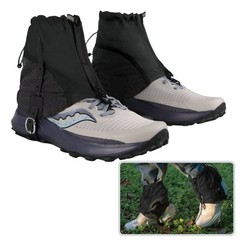 Ankle Gaiters 20D Nylon Fabric Adjustable Sizing Lightweight Protection