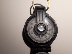 Vintage Engineer Directional Compass Lensatic Black 3″, display 1,75″