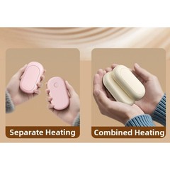 Portable Magnetic Hand Warmer 2in1 USB Rechargeable Bank Outdoor