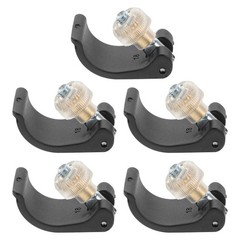 5Pcs Nylon Hiking Pole Lock Buckles Durable Quick Adjustment Clips for Canes