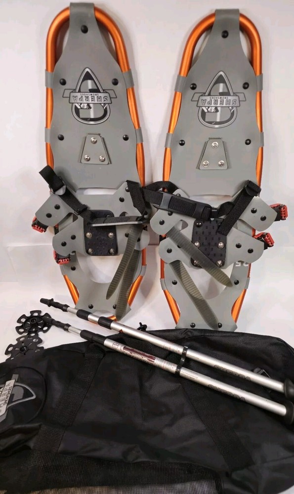 Sherpa Series 25″x8″ Snowshoes Adventure Pack With Telescoping Poles Carry Case