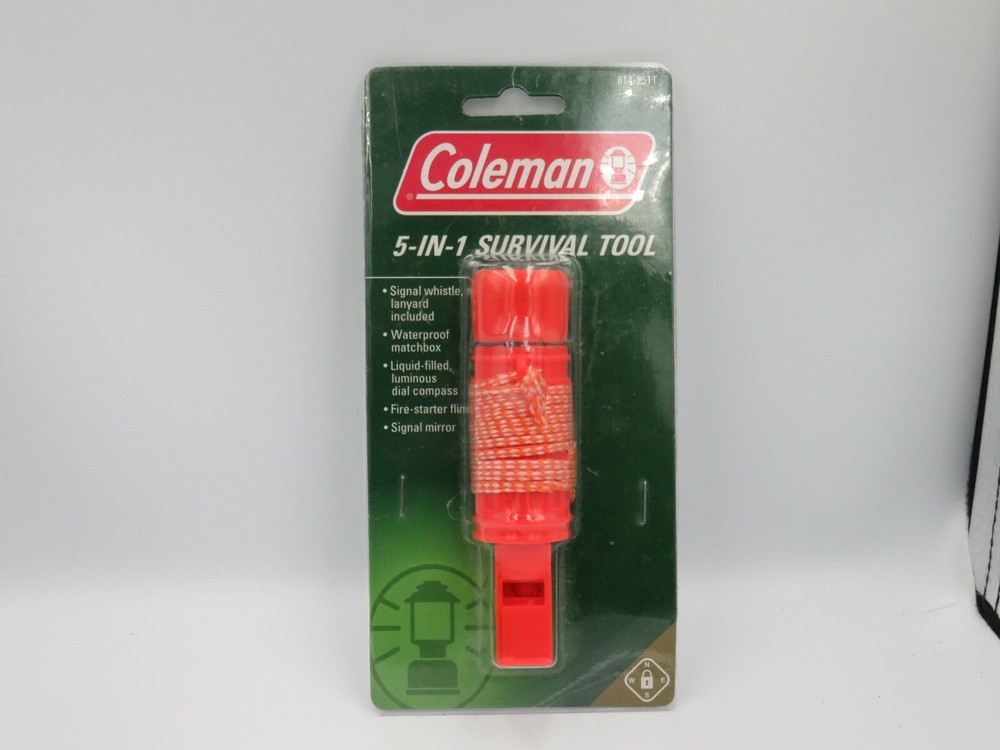 Coleman Company 5-In-1 Survival Whistle (B2n)