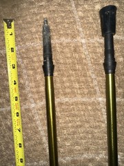 Ozark Trail Aluminum Adjustable Quick Lock Trekking Poles Cork Grip 2 Poles