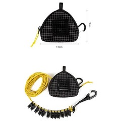 Portable Clothesline Camping Rope Adjustable Length Compact Palm-sized