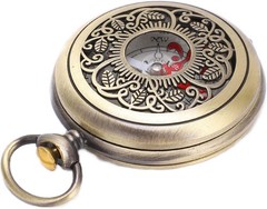 Brass Compass Hiking Durable Shockproof Waterproof Navigation Tool for Outdoo…