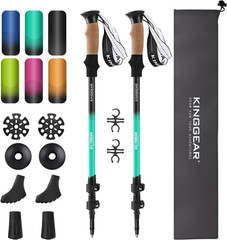 Nordic Walking Stick, TP1 Hiking Poles Retractable Lightweight 7075 Aluminum, Tr