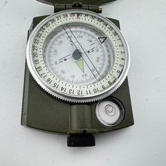 SE Military Lensatic And Prismatic Sighting Survival Emergency Compass And Pouch