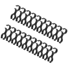 20 Pcs Hiking Accessories Climbing Stick Carrying Hooks Pole Clips