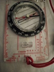 Suunto MC-1 Mirror Compass Finland With Silva Leather Case