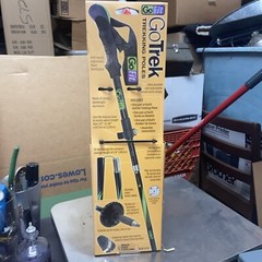 NEW GoFit Trekking Poles for Balance and Support Tri-Fold Design 42”-49” Length
