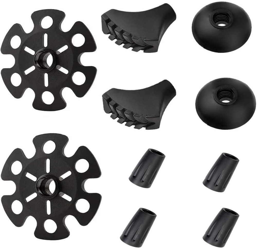 10PCS Rubber Tip Set HikingPoles End Protectors Trekking Stick Tip Accessories