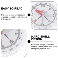 5pcs Outdoor Guide Tool Tiny Compass Educational Compass Toy