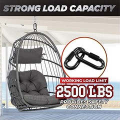 Heavy Duty Chain Quick Links, 2500 LBS Weight Capacity, Durable, 2PCS 4.2”
