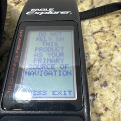 Eagle Explorer 12 Channel Handheld GPS Receiver-TESTED .case&batteries Cpix