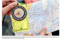 Compass Hiking Backpacking Compass Advanced Scout Compass Navigation NEW